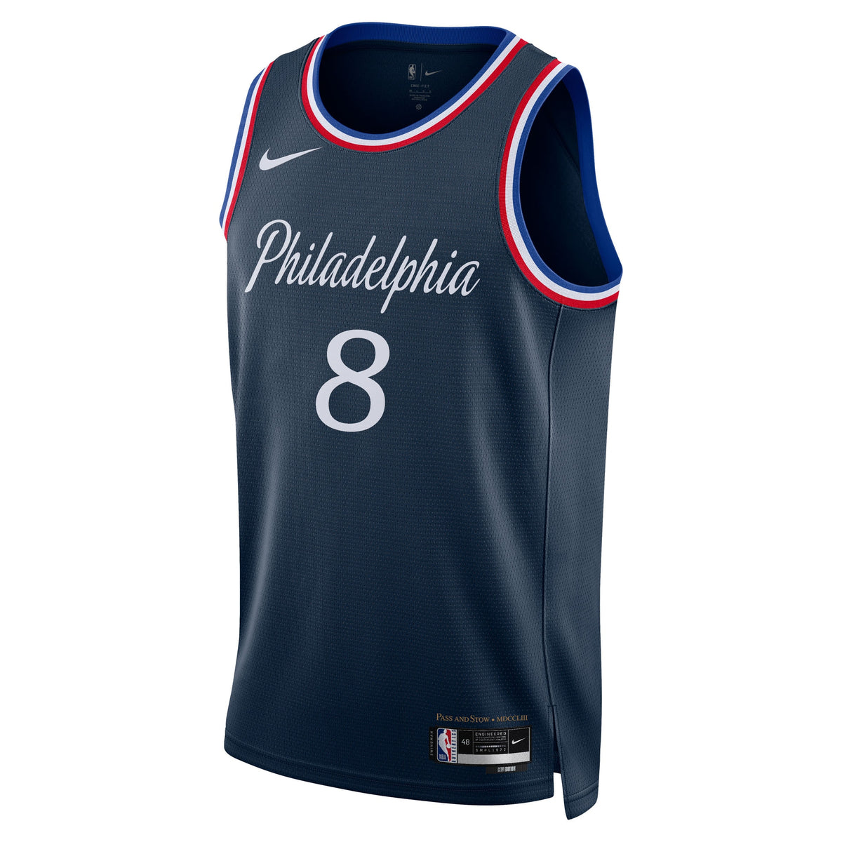 Philadelphia 76ers Nike 2025/26 City Edition Swingman Jersey - Navy - Paul George - Unisex