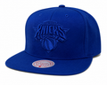 New York Knicks Mitchell & Ness Tonal Eclipse Snapback Hat- Blue