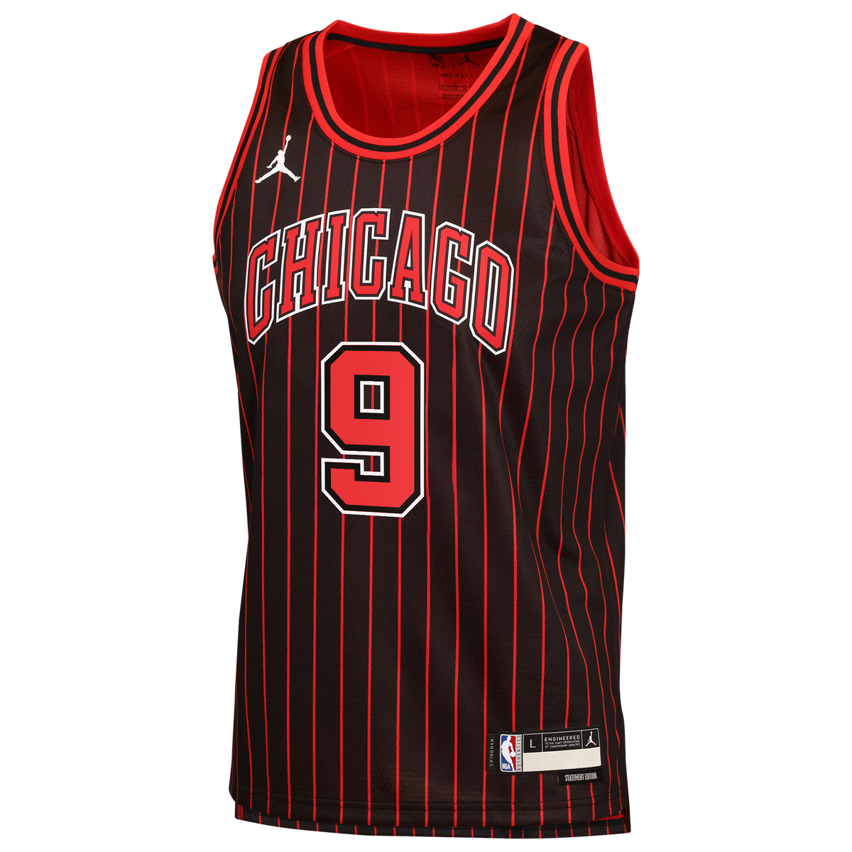 Chicago Bulls Jordan Brand Statement Edition Jersey - Black - Nikola Vučević - Youth