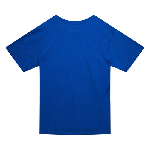 Men's New York Knicks NBA Legendary Slub Royal Tee By Mitchell And Ness